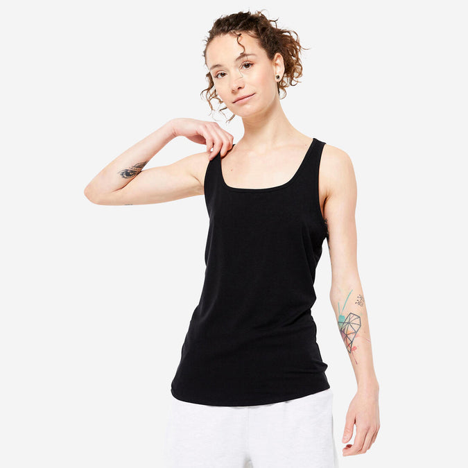 





Women's Slim-Fit Fitness Crew-Neck Tank Top, photo 1 of 4