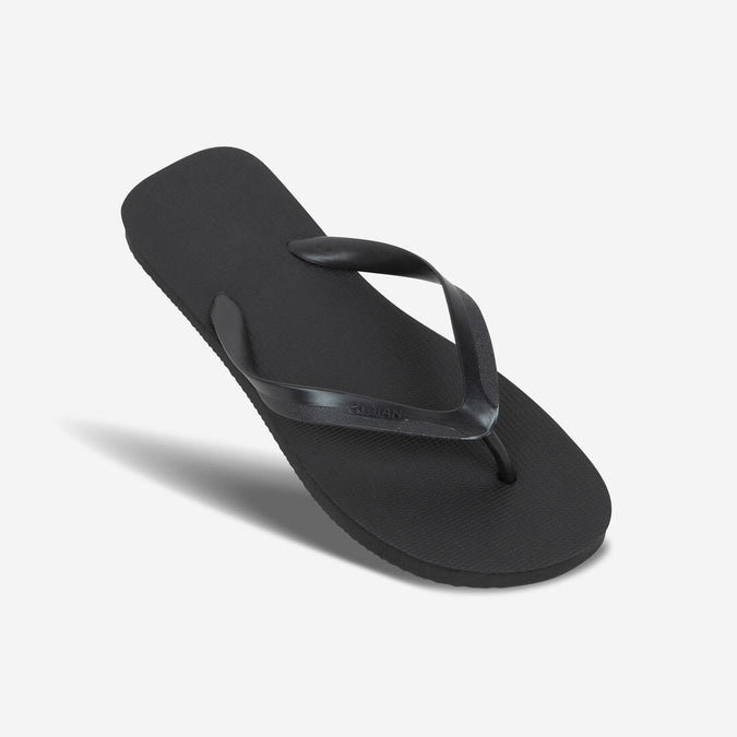 Men s Flip flops 100 Black Decathlon Ghana