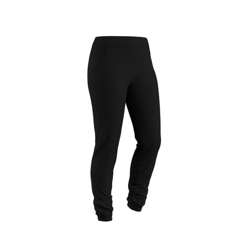 





Women's Slim Fitness Jogging Bottoms 500 - Black