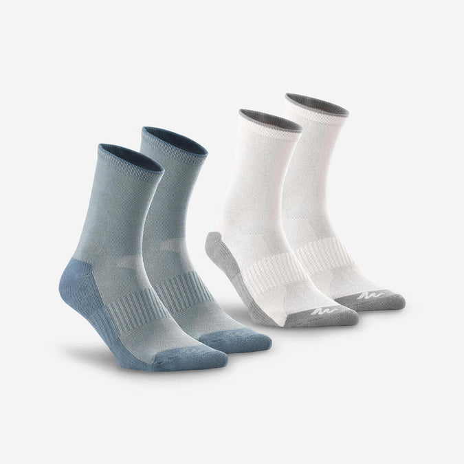 





Kids' Hiking High Socks MH100 2-Pack - grey, photo 1 of 7