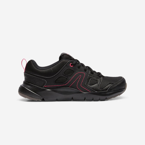 





Women's Active Walking Shoes HW 100 - black/pink