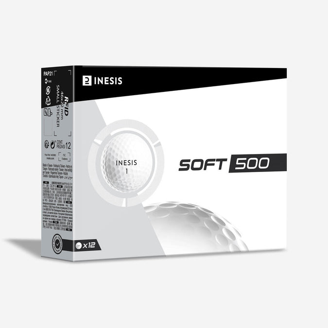 





GOLF BALLSx12 - INESIS SOFT 500, photo 1 of 8