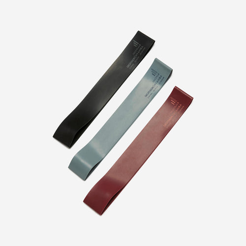 





Fitness Resistance Bands Three-Pack 5-6-7 kg - Grey/Burgundy/Black