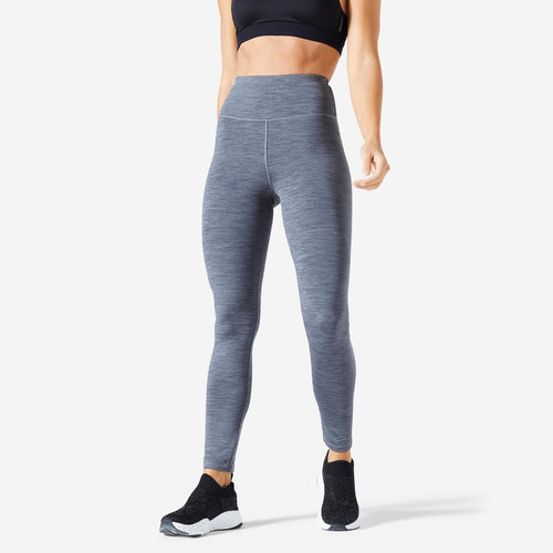 





Women's High-Waisted Cardio Fitness Leggings - Mottled Grey