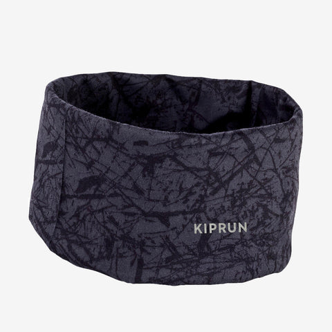 





KIPRUN unisex running neck warmer/multi-function headband - black/camo