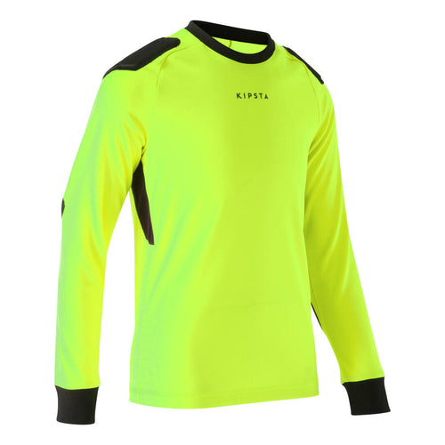 





F100 Kids' Goalkeeper Jersey - Yellow - Decathlon Ghana