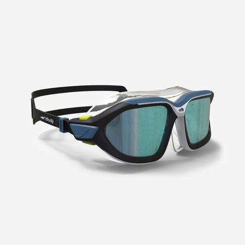 





Swimming mask ACTIVE - Mirrored lenses - Size large - Black blue - Decathlon Ghana