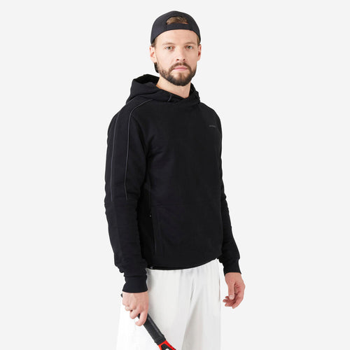 





Men's Tennis Hoodie Soft - Black