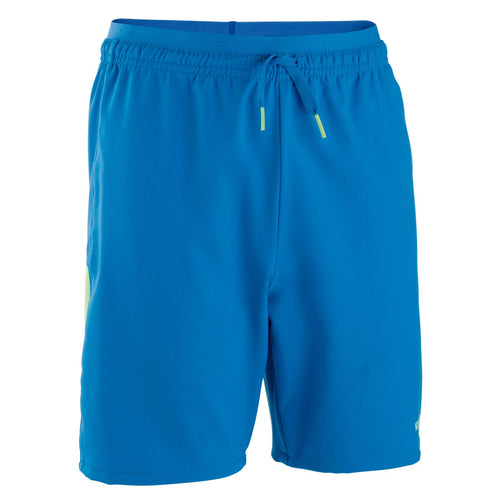 





Kids' Football Shorts Viralto Solo - Black/Neon