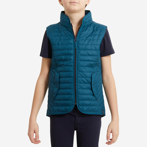 





Kids' Horse Riding Sleeveless Padded Jacket 100