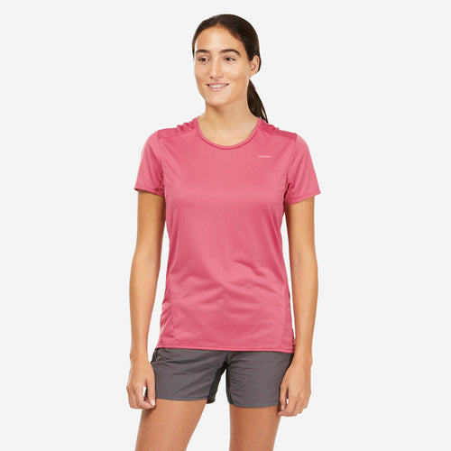 





Women’s Mountain Walking Short-Sleeved T-Shirt MH100