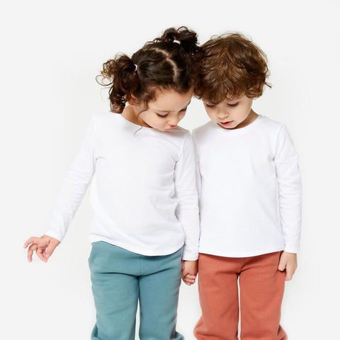 





Kids' Basic Cotton Long-Sleeved T-Shirt