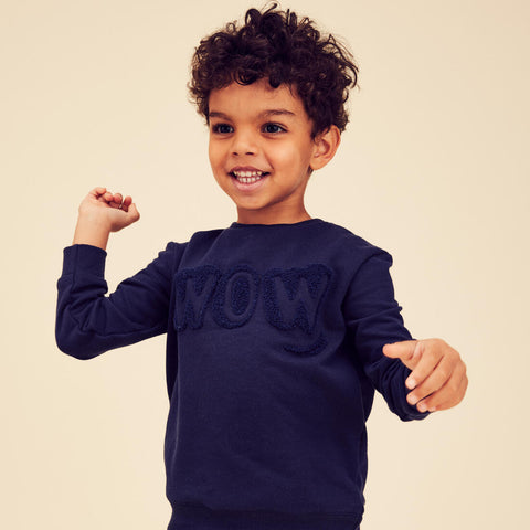 





Kids' Baby Gym Sweatshirt Decatoons - Navy Blue Print