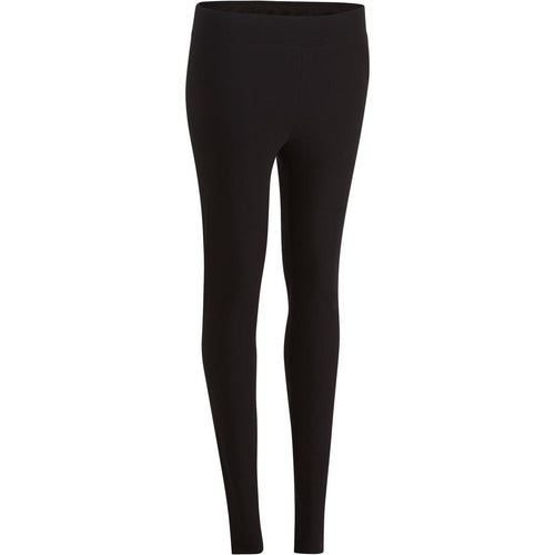 





500 Women's Slim-Fit Gym & Pilates Leggings - Black