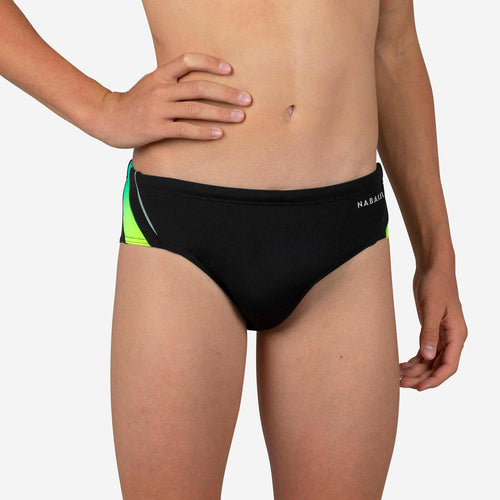 





BOYS' SWIMMING TRUNKS SWIM BRIEFS 900 YOKE - GRAD