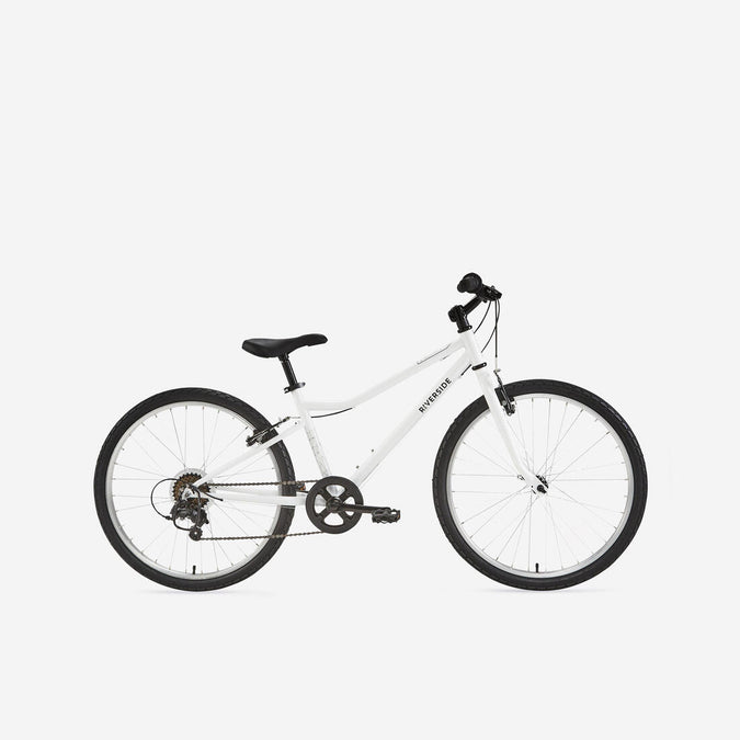 





Kids' 24-inch robust 6-speed hybrid bike, White, photo 1 of 14