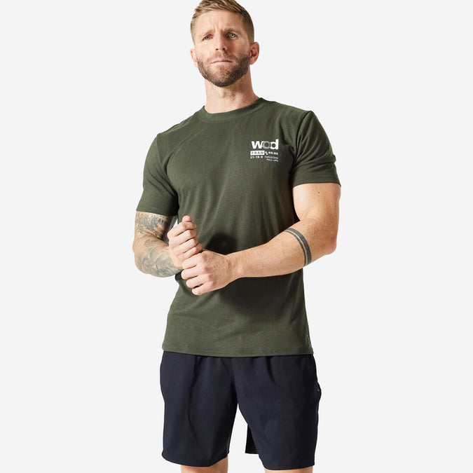 





Men's Crew Neck Breathable Soft Slim-Fit Cross Training T-Shirt - Khaki, photo 1 of 5