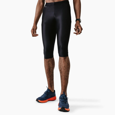 





Men's Running Breathable ¾-Tights Dry - black