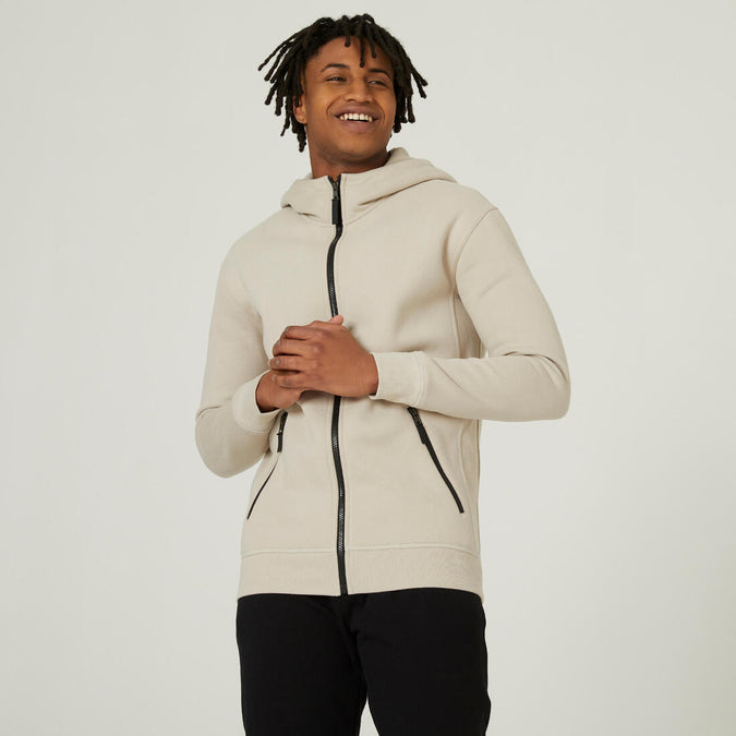 





Men's Zip-Up Fitness Hoodie 520 - Linen, photo 1 of 7