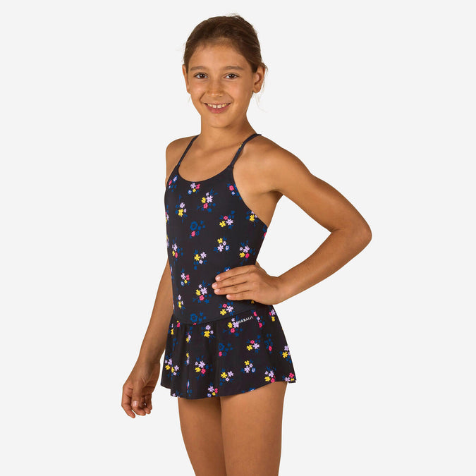 





Lila Ama 100 Girls Swimming One-Piece Swimsuit/Skirt, photo 1 of 4