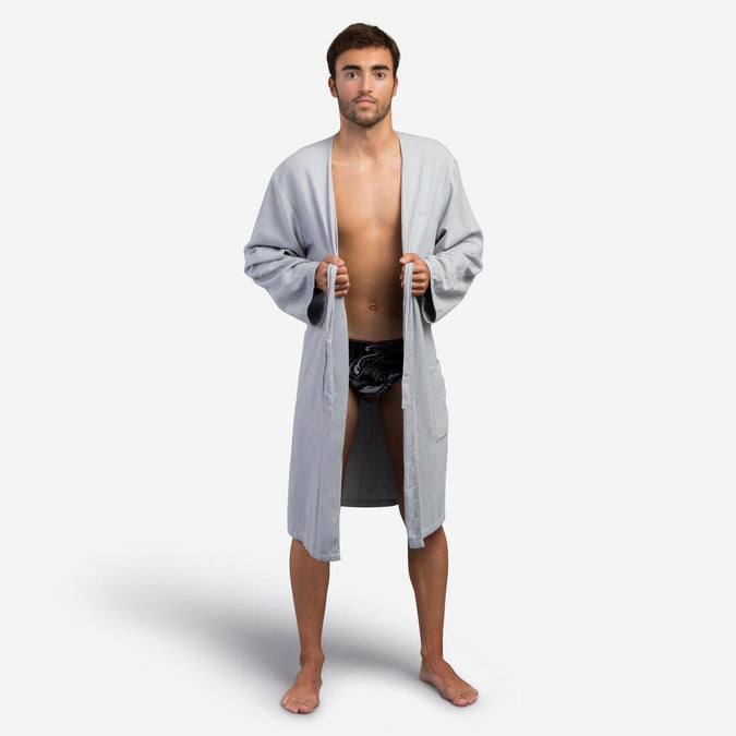 





UNISEX COTTON POOL BATHROBE LIGHT GREY, photo 1 of 5