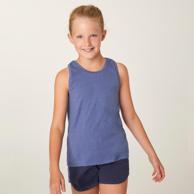 





Girls' Cotton Tank Top 500 - Blue, photo 1 of 5