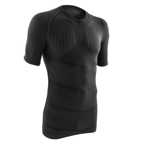 





Adult Short-Sleeved Thermal Base Layer Top Keepdry 500 - Black