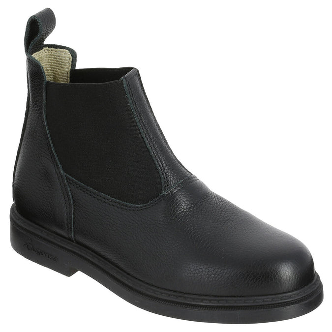 





Kids' Classic Horse Riding Leather Jodhpur Boots - Black, photo 1 of 8