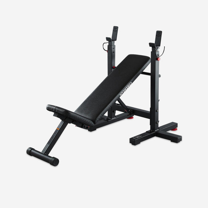 





Tiltable Weights Bench with Collapsible Pegs - Bench Press Fold, photo 1 of 22