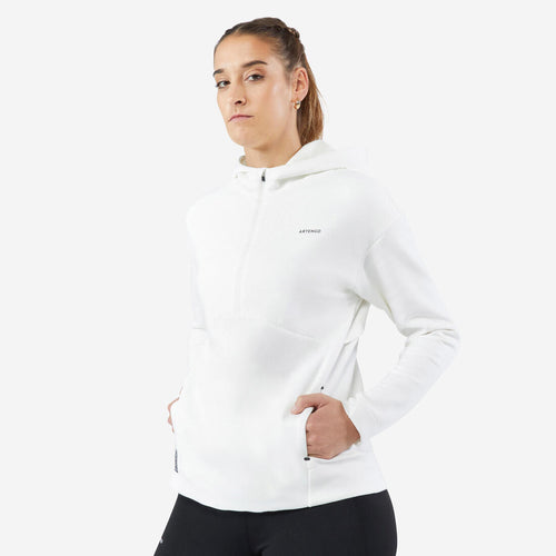 





Soft Half Zip Tennis Hoodie Dry 900 - Off-White