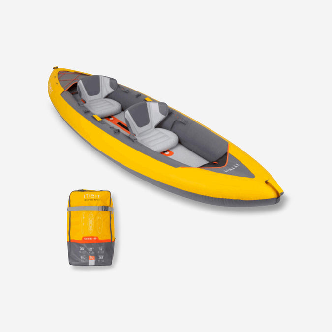 





Inflatable 2 person touring Kayak High Pressure Bottom - X100+, photo 1 of 22