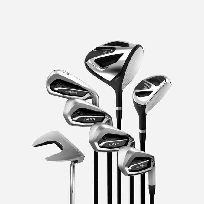 





ADULT GOLF KIT 7 CLUBS RIGHT HANDED GRAPHITE SIZE 1 - INESIS 100, photo 1 of 12