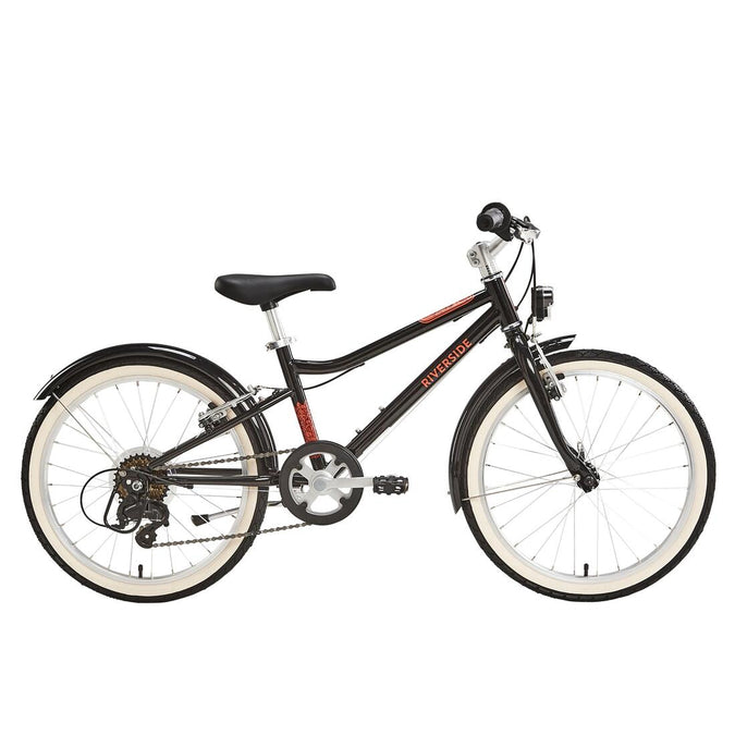 





20 inch kids hybrid bike riverside 500 6-9 years - Black/peach, photo 1 of 15