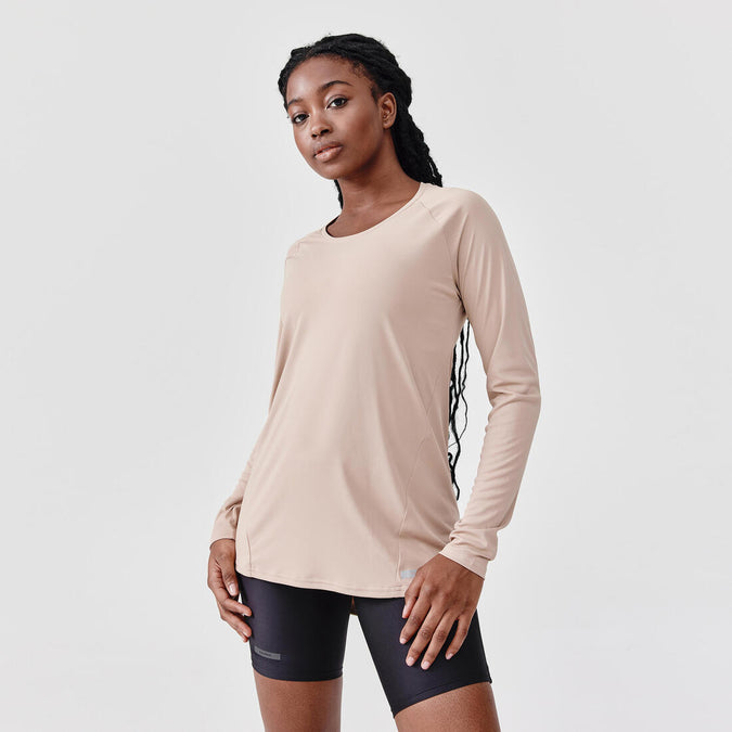 





Women's long-sleeved anti-UV running T-shirt Sun Protect, photo 1 of 7