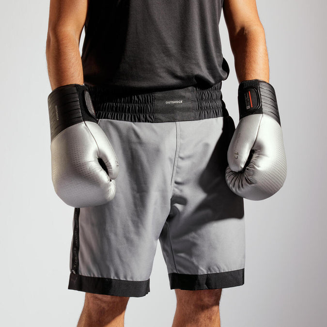 Light And Breathable Boxing Shorts 500 Grey Decathlon Ghana