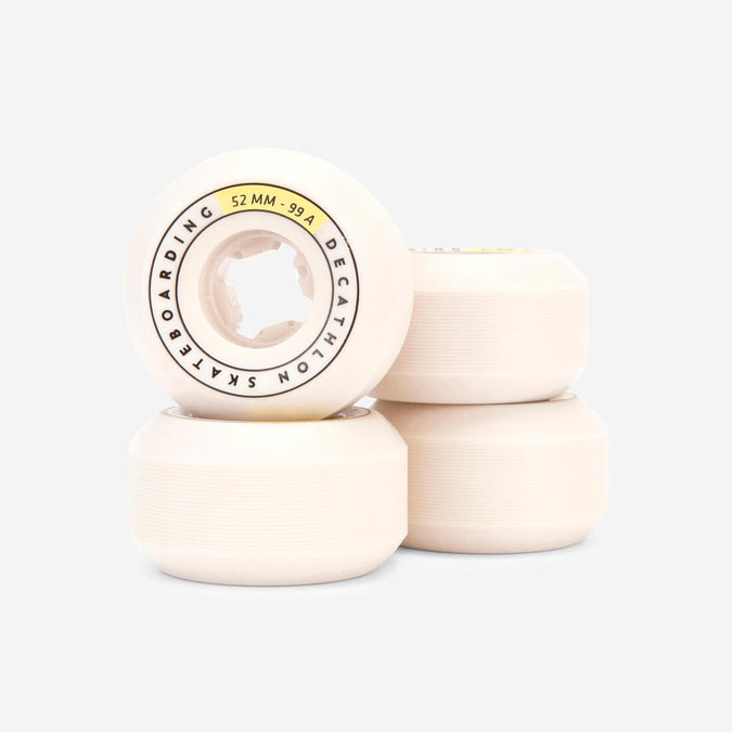 





54 mm 99A Conical Skateboard Wheels 4-Pack - Ivory, photo 1 of 9