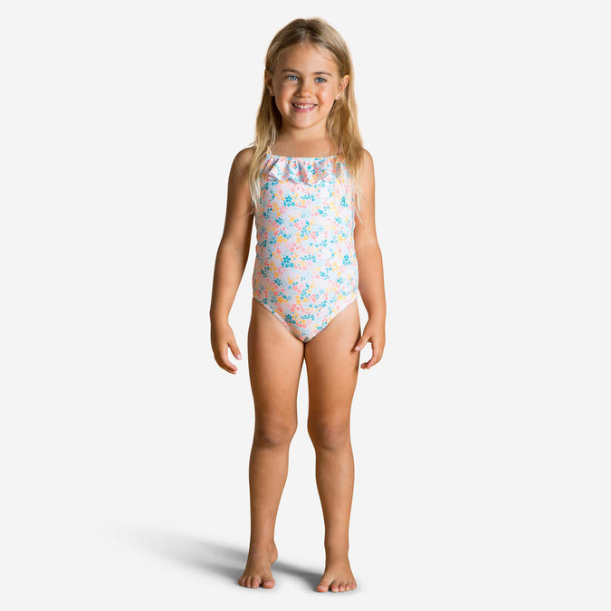 





Baby Girls' One-Piece Swimsuit Print With Ruffles, photo 1 of 8