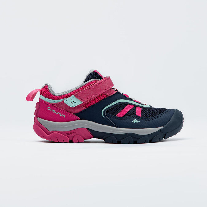 





Girls' Walking Shoes with Rip-Tab - Pink/Navy, photo 1 of 1