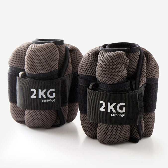 





2 kg Adjustable Wrist / Ankle Weights Twin-Pack - Grey, photo 1 of 6