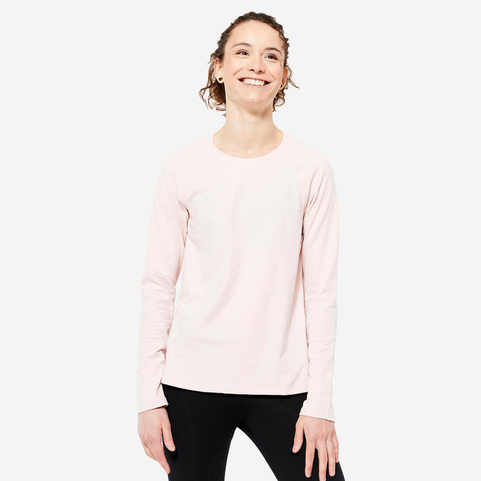 





Women's Long-Sleeved Fitness T-Shirt 500, photo 1 of 6