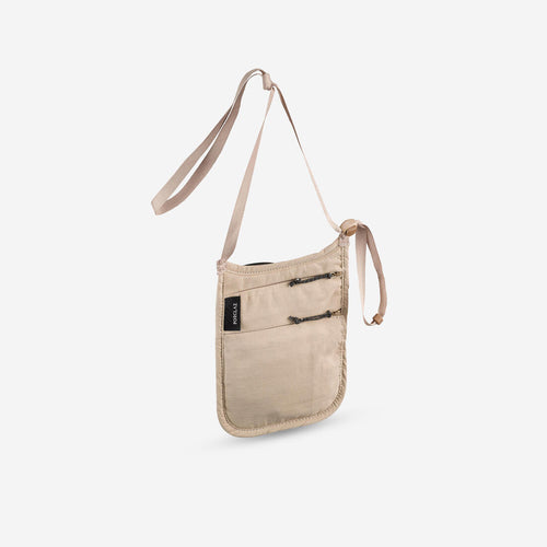 





Discreet neck pouch TRAVEL RFID Beige