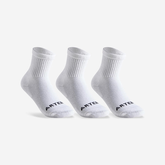 





Kids' High Racket Sports Socks RS100 Tri-Pack - White, photo 1 of 3