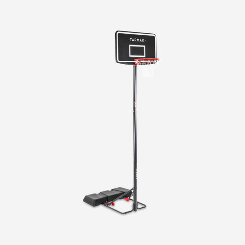 





Basketball Hoop With Adjustable Stand In Black - 2.20m To 3.05m