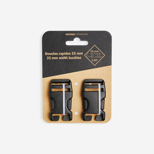 





Set of 2 Backpack Quick-Release Buckles - 25mm