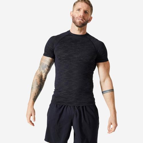 





Short-Sleeved Crew Neck Weight Training Compression T-Shirt