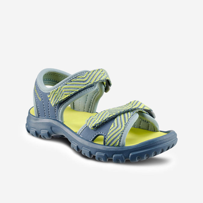 





Kids' hiking sandals - Kids' MH100 blue and yellow - size 24 to 31, photo 1 of 9