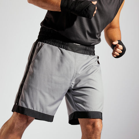 





Light And Breathable Boxing Shorts 500 - Grey