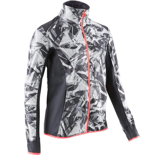 





S900 Girls' Gym Jacket - White Print