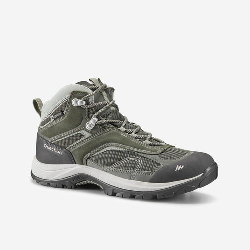 





Women’s waterproof mountain walking boots - MH100 Mid -Khaki