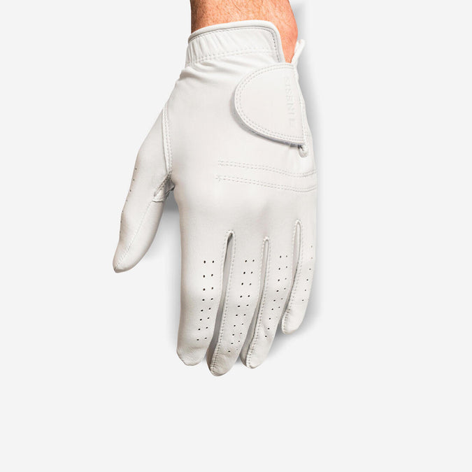 





MEN'S GOLF GLOVE CABRETTA RIGHT HANDED - 900 WHITE, photo 1 of 5